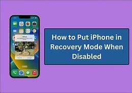 Image result for Put iPhone 7 in Recovery Mode
