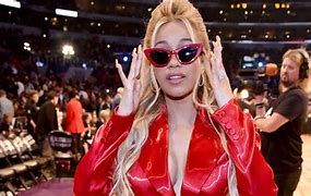 Image result for Cardi B Blood Gang Outfit