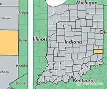 Image result for Franklin County Indiana Map