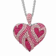 Image result for Swarovski Pink Heart Pendant