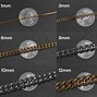 Image result for 4Mm vs 6Mm Miami Chain