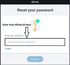 Image result for My Xfinity Account Password