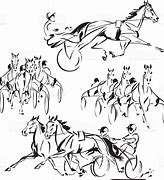 Image result for Harness Racing Horse Clip Art