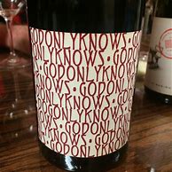 Image result for Cayuse Grenache God Only Knows