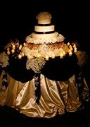 Image result for Black and Champagne Wedding