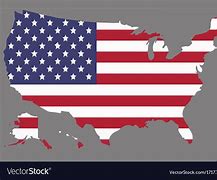 Image result for United States Map. Flag Straight