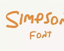 Image result for Simpsons Font