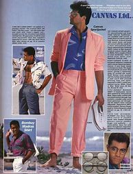 Image result for 1980s Fashion Men Clothes