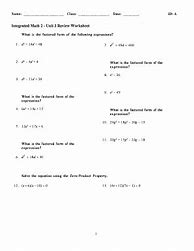 Image result for Intergrated Math 2 Notes