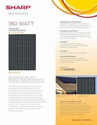 Image result for Sharp Solar Panels 230 Watt Data Sheet