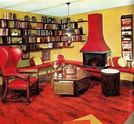 Image result for 1960s House Interior Design