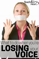 Image result for I Lost My Voice Sign