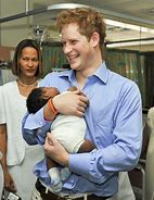 Image result for Prince Harry with Children