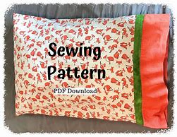 Image result for Easy Pillowcase Sewing Pattern