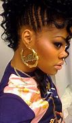 Image result for Mohawk Hairstyle with Afro