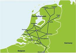 Image result for Netherlands Train Map Route