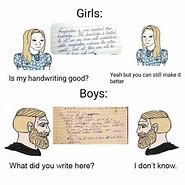 Image result for How Girls Be Taking Notes Meme