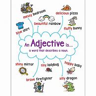 Image result for Adjective Anchor Charts for Kids