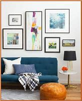 Image result for Black Framed Pictures for Living Room