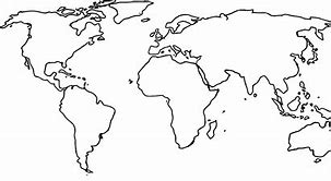 Image result for Map of the World Line Drawing Free Download