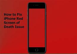 Image result for Red Black Screen iPhone