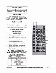 Image result for Jumbo Universal Remote Manual