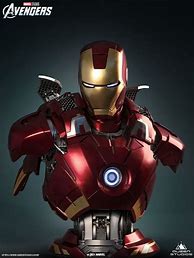 Image result for Iron Man Bust Mark 7