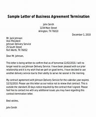 Image result for Business Contract Termination Letter Template