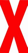 Image result for Red Alphabet Letter X
