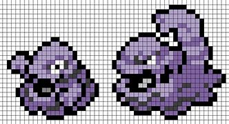 Image result for Muk Pokemon Pixel Art