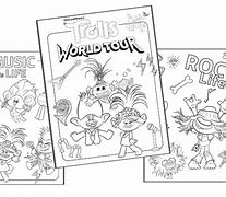 Image result for Trolls World Tour Black and White