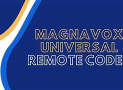 Image result for Magnavox Universal Remote NC003 Setup