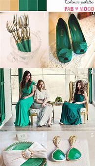 Image result for Emerald Green and Gold Color Scheme