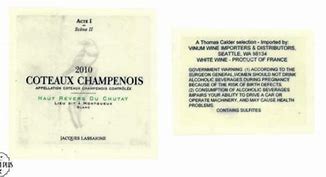 Image result for Jacques Lassaigne Coteaux Champenois Blanc Haut Revers Chutat