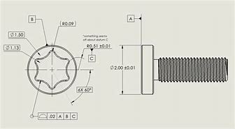 Image result for T5 Torx Drawing