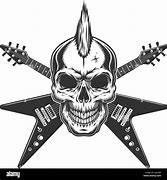Image result for Punk Rock Skull and Bones Clip Art