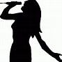 Image result for Female Singer Silhouette Clip Art
