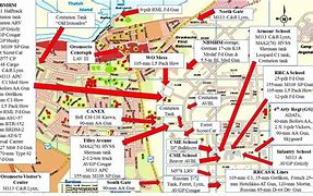Image result for CFB Gagetown Map of Base