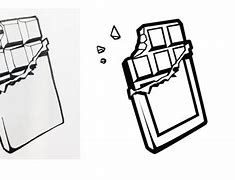 Image result for How to Draw Chocolate Bar Shape
