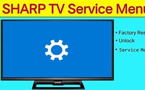 Image result for Sharp TV Service Menu