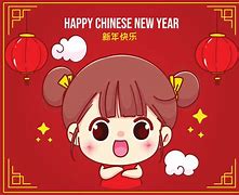 Image result for Chinese New Year Girl Cartoon