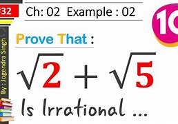 Image result for Prove That 5 Root 2 Is Irrational