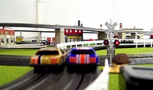 Image result for Model Train Railroad Crossing
