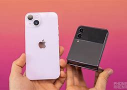 Image result for Samsung Galaxy Flip 4 vs iPhone 14