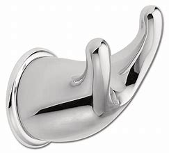 Image result for Double Robe Hook Chrome