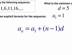 Image result for Arithmetic Formula