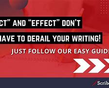 Image result for Difference Between Affect and Effect