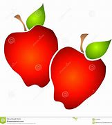 Image result for Two Apples Clip Art