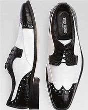 Image result for Black and White Stacy Adams Shoes