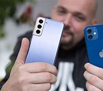 Image result for iPhone 12 and Samsung S21 Smartphones